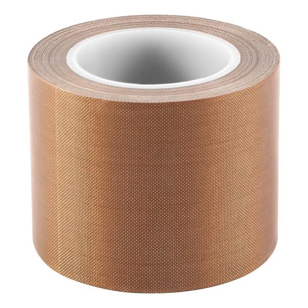 PTFE-tape/PTFE-tape til vakuumforseglingsmaskine, hånd- og impulsforseglere (2 tommer x 33 fod) Light brown