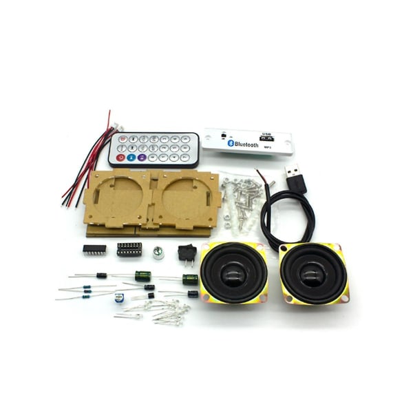 DIY Electronic Kit Bluetooth högtalare Electronics Diy Lödprojekt Kit Bluetooth stereohögtalare