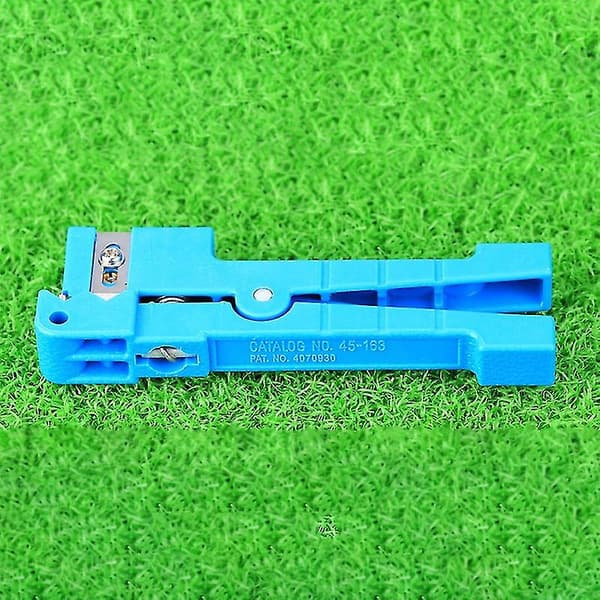 2 stk. Kabelavisolerer 45-163 Buffer Tube Stripper Ftth Perfekt 45-163 Koaksialkabel Kappejakke Kutt Blue