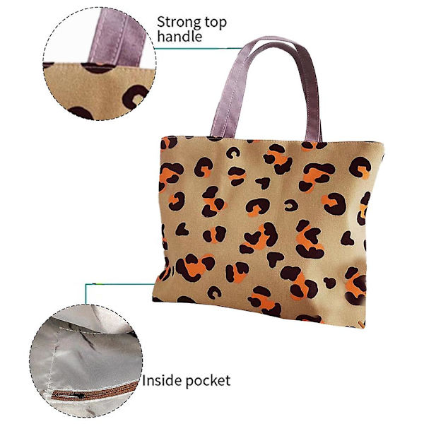 Tote Bag Laptopvesker Gjenbrukbar Veske For Kvinner Menn Arbeid Studier 42*31cm