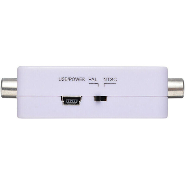 Pal/ntsc/secam til Pal/ntsc Tovejs tv-systemomskifter-konverteradapter