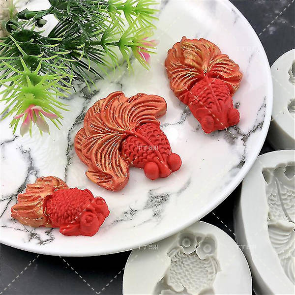 DIY Dejlig Skal Søstjerne Konkylie Silikone Chokoladeform Fisk Havfruehale Fondant Kagedekorationsværktøjer Ler Resin Kunstforme