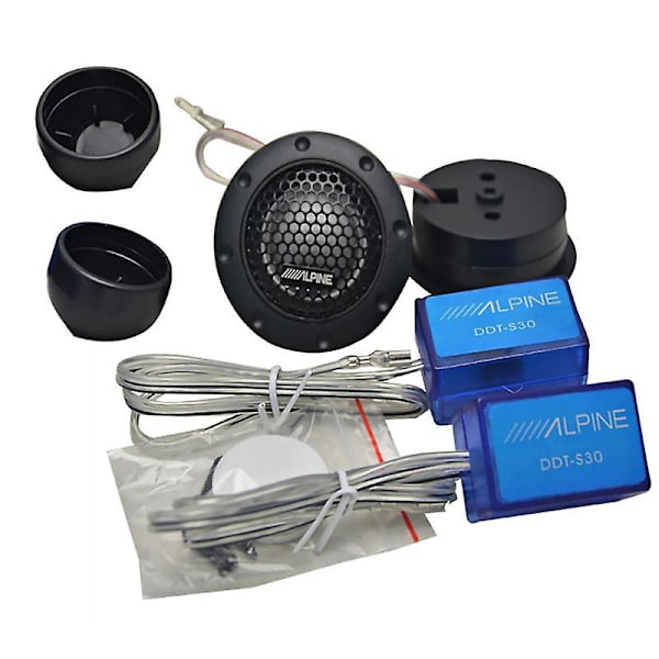 2kpl Alpine Ddt-s30 Autostereokaiuttimet Musiikki Pehmeä Kupoli Balansoitu Auton Diskanttikaiuttimet Auton Audio Silkki