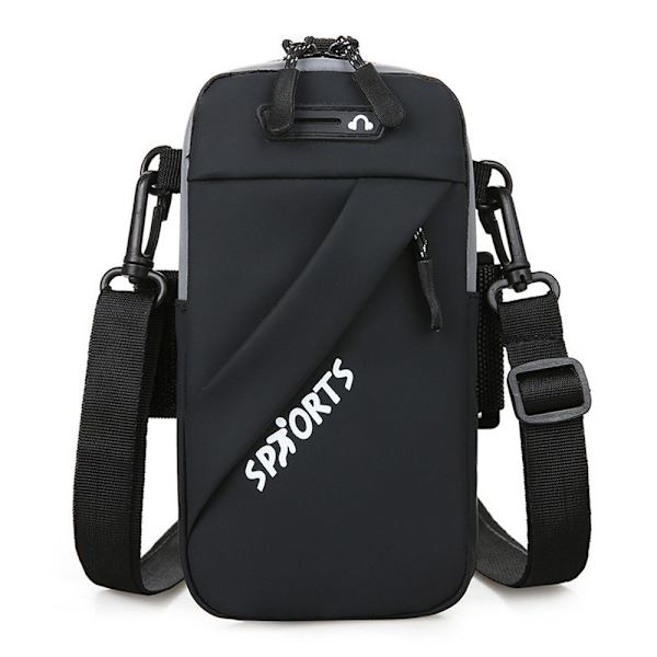 Axelväska Mini Crossbody-väskor Telefonhållare SVART black