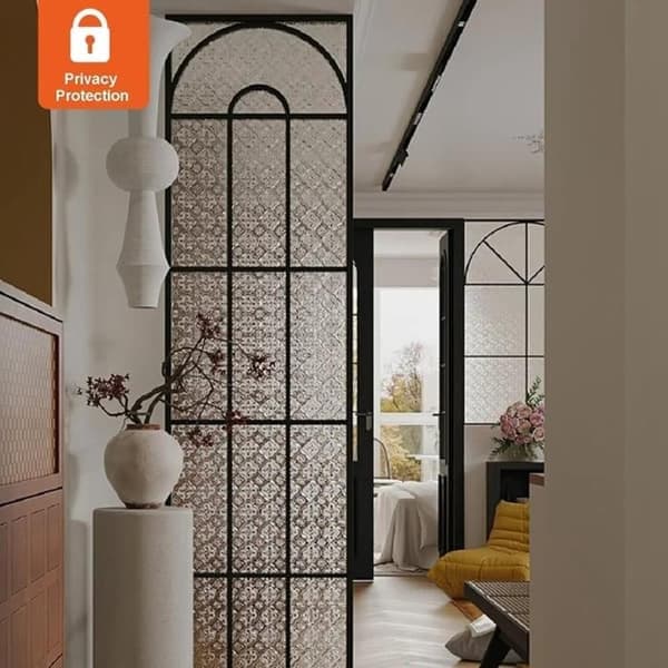 3D Lux Protective Film - UV-Blocking & Privacy for Windows | Self-Adhesive Decor with Matte Surface, Easy to Apply 60×200CM(W×L)