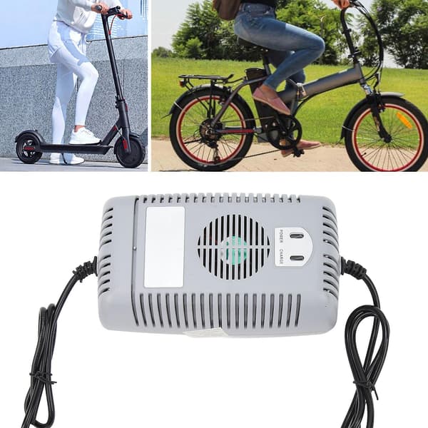 Elektrisk scooter lithium batterioplader, elcykel 48V lithium batterioplader Solid Normal