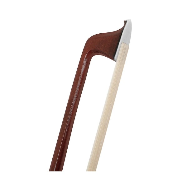Qa-18 violinbue 4/4 brasiliansk mahogni ren padderok hvid skal sølv fåreskind håndstøttesløjfe