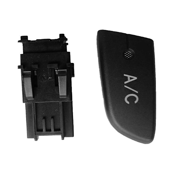 Luftkonditionering AC-strömbrytare Tryckknapp Med Cap 6554KX Konditionsbrytare Knapp Passar för Citroen C1 Peugeot 107 Toyota Aygo MK1