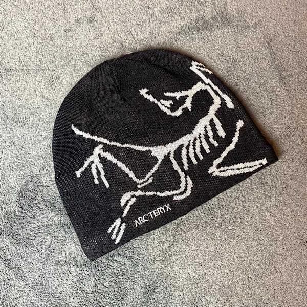 Arc'teryx Bird Head Toque Hue Sort Merinould Strikket Vinterhue Unisex Sort Black