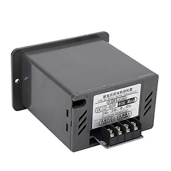 DC 12-60V 40A PWM-harjamoottorin nopeudensäädin CW CCW käännettävä kytkin X1040 eteenpäin/taaksepäin R