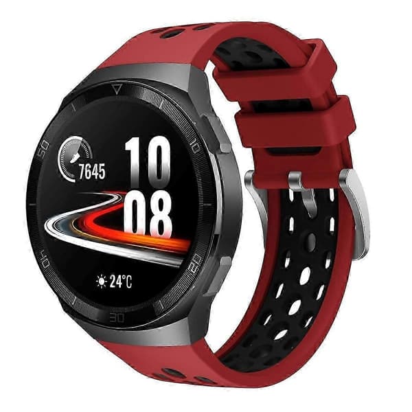 Silikone urrem til Huawei Watch GT 2e Red Balck