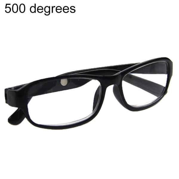 Lesebriller +4,5 +5,0 +5,5 +6,0 grader Optisk linse briller Eyewear Black 5