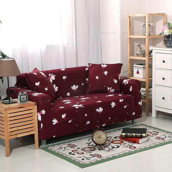 Sofaovertrekk Elastisk Sofa Overtrekk Justerbart 3-seters Sofabeskyttelse Stue Dekor