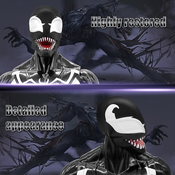 Venom Bevægelig Action Figur, Poserbare Legetøjsfigurer Venom Samlerobjekt Model Dukkedekoration Til Børnefans