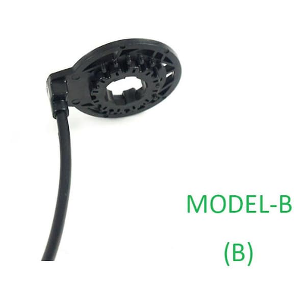 12 Magnetiska PAS-Sensor Elcykel Konverteringskit Delar Elcykel E-cykel PAS-System Assistent black