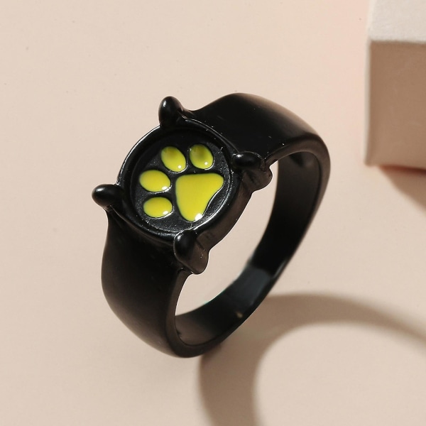 Katt Index Fin Ring Hand Råtta Ly Flicka Ins Ring