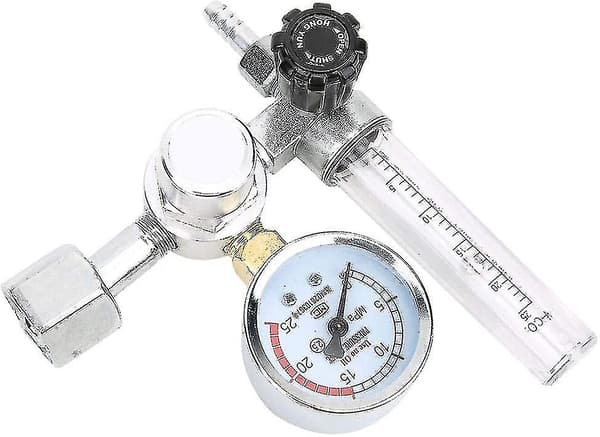 Flowmåler Regulator - CO2-MIG-TIG, CO2 Trykkmåler, Argon CO2 Flowmåler Regulator Trykkmåler Sveisedeler