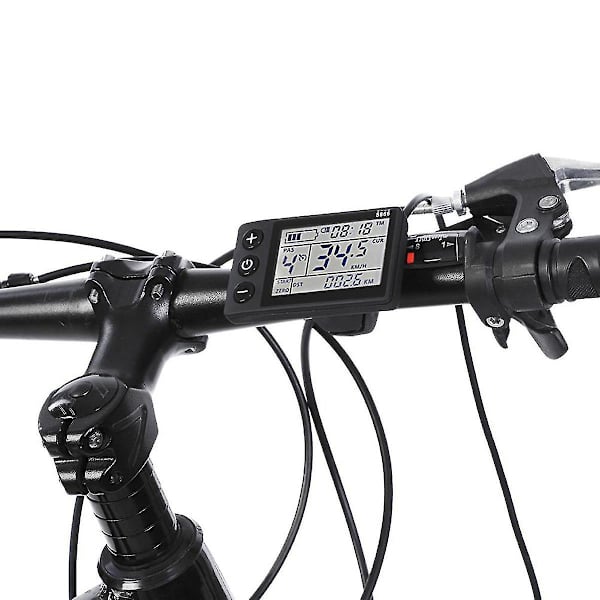 S866 Elektrisk Cykel Display LCD Måler Til Intelligent Controller Ebike Panel Sm Stik Elektrisk Cykel