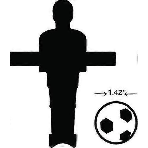 9 stk Fodboldbordbolde 1,42 tommer Bordfodboldbolde Til Fodboldbordspil Fodboldtilbehør Udskiftninger Multifarvet