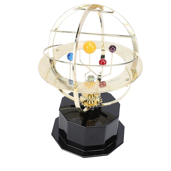 Solarsystem Skrivbordsdekor Retro Metallhantverk Solarsystem Planet Ornament Pedagogisk Leksak