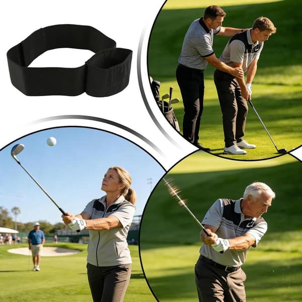 Golf Swing Training Aid, Portable Swing Training Aid, TRS Slider Golf Training Aid