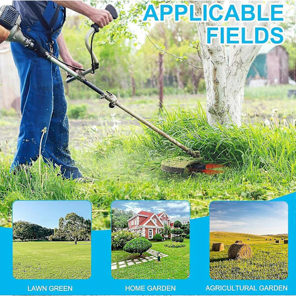 Erstatningskutterdisk med skruer, kutterdisk for Einhell, Gardol, Gartenmeister, Mr Gardener Trådløs Trimmer