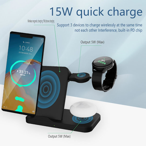 Latausteline Huawei-gt2 Pro/gt3/watch 3/watch 3 Pro -kelloille