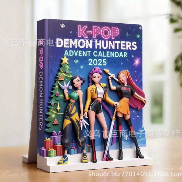 Jul Adventskalender, K-Pop Devil Hunter Adventskalender, Julklapp, för ba Witch Hunter Group A