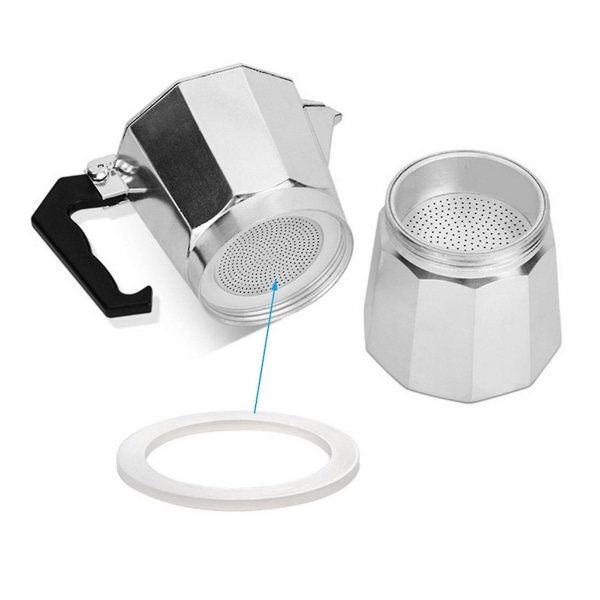 2 stk Silikon Forseglingsring Spacer Kaffe Tilbehør Erstatning For Moka Pot 2