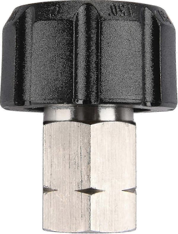 Højtryksrenseradapter, hun metrisk M22 til 1/4 tomme hun Npt fitting, 5000 Psi