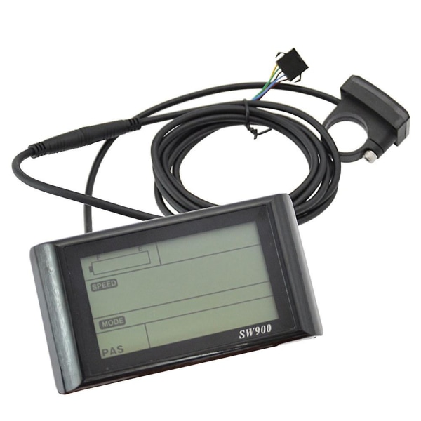 Sw900 Ebike LCD-skärm 24v/36v/48v52v/60v E-cykel LCD-mätare Paneldisplay för elcykeldator