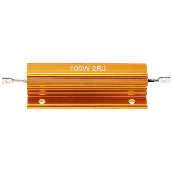 Guld Aluminiumbeklædt Modstand 100w, 2 Ohm 2r