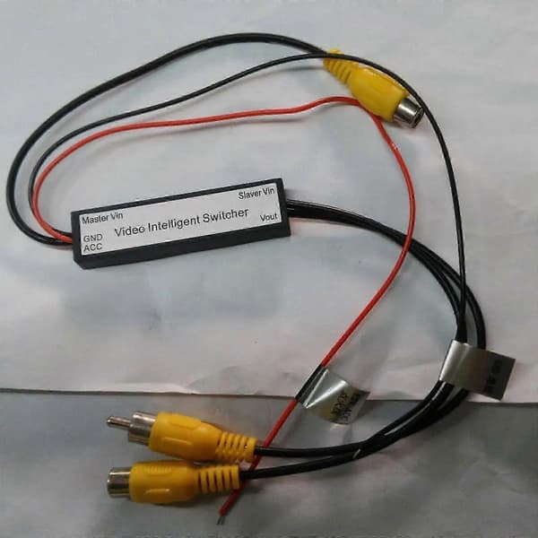 2 til 1 Kanal RCA Video Intelligent Switcher til Bil