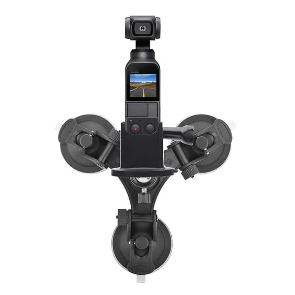 Sugeringskop Bilholder Tripodmontering + Baseadapter til OSMO Pocket