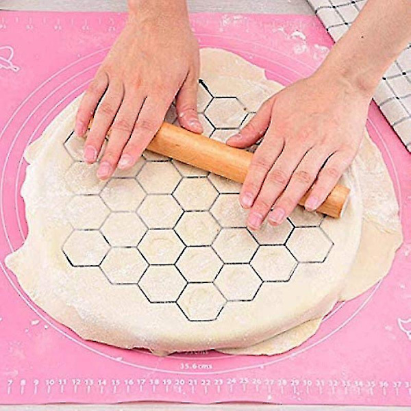 Täytettyjen Dumplingien Taikina Muotti Piparkakkumuotti (valettu alumiini hopea)