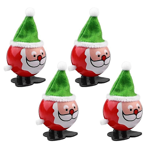 4 st Jul Uppdragbara Leksaker Jultomte Presentleksak (slumpmässig färg)