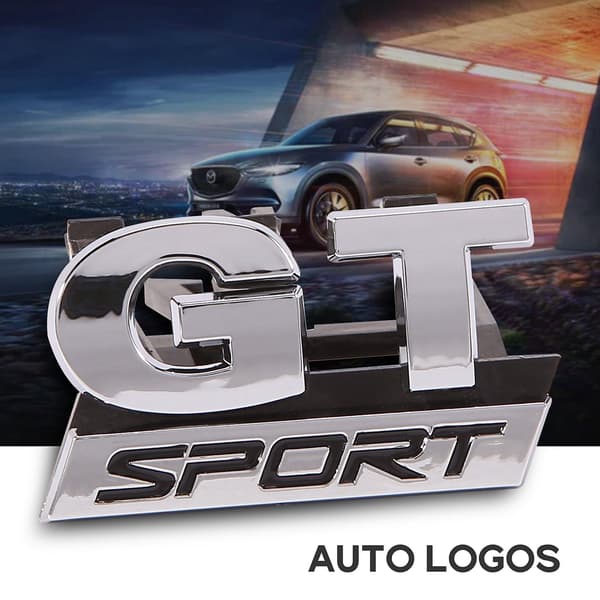 Grill Car Emblem til Golf MK5 Car Chrome ABS Badge