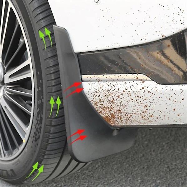 Tonlinker Stænklapper Xpeng G9 2022 2023 98kwh 78.2kwh Mudguards Stænkskærme Fender Bil Mudflaps 4 stk. Biltilbehør Varer