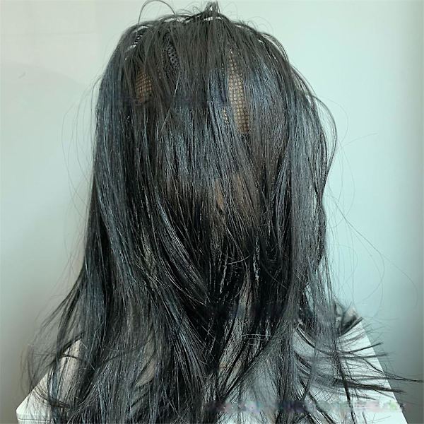 Halloween Fest Rekvisitter Skræmmende Maske, Horror Latex Masker, uhyggelig Maske Med Sort Langt Hår, kvindelig Spøgelsesmaske Hjelm