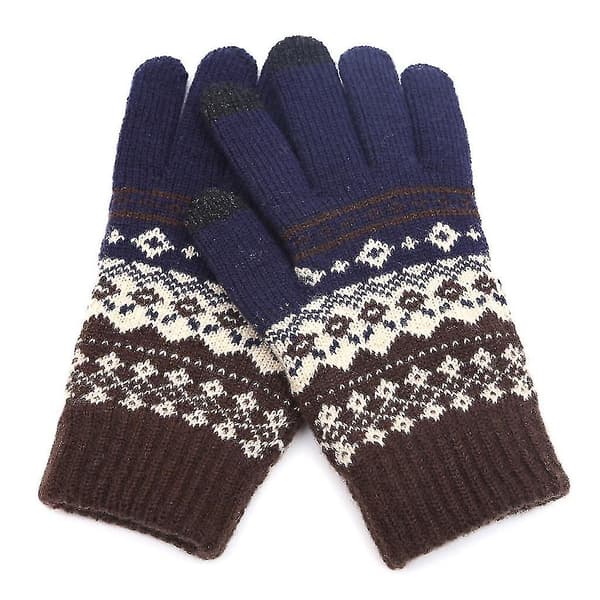 Dame Vinter Varme Termiske Fleece Handsker Tykke Touch Screen Handsker