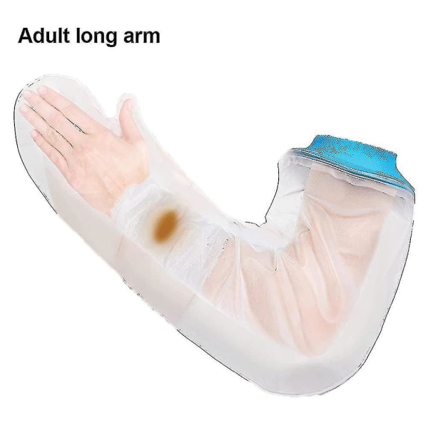 1 kpl vedenpitävä käsivarren cover suihkuun, aikuisten pitkä täysi suoja