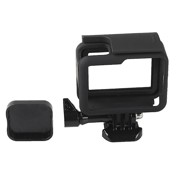 Skyddsram Fäste Kompatibelt med GoPro Hero 5 Kantöverdrag med Avtagbar Mobilplugg och Skruvar Svart