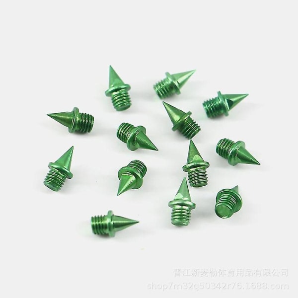 Yleisurheilupiikit 6 mm titaaniseoksesta valmistetut piikit Sprint-piikit (10 kpl) Green