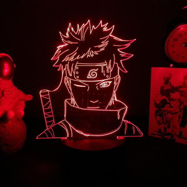 3D LED Natlampe Anime Naruto Uchiha Shisui