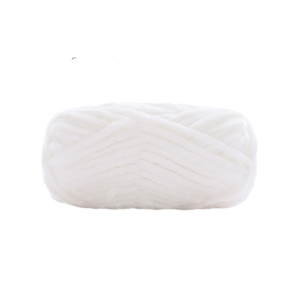 Chenille Sammetgarn Chunky Stickad Kardad Tråd GRÅ