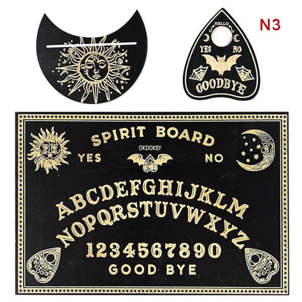 Trägraverad Ouija-bräda Boa - Perfekt för spådom med pendel 3