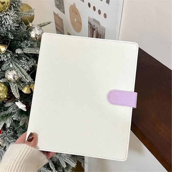 A5 Binder Fotoalbum til Fotoalbum til Idolafbeelding White  Pink