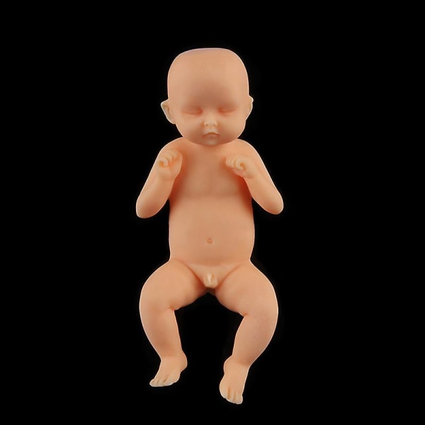 2x Reborn Baby Boy Dolls Realistinen mini, elävä kokovartaloinen vastasyntynyt nukke