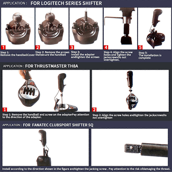 Gear Shift Knob til Scania Lastbil ATS ETS H-Shifter til Logitech G25 G27 G29