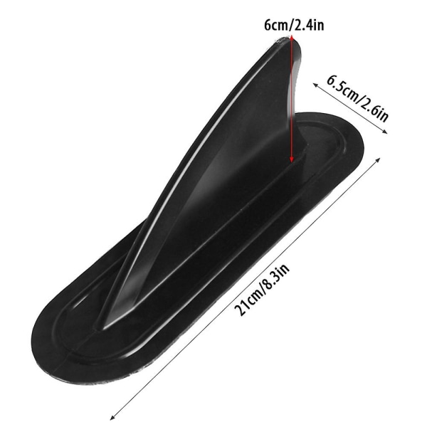 Kajak Kanot Roddbåt Fin Surfboard Side Tail Thrust Fin för Surfboard Paddle Board